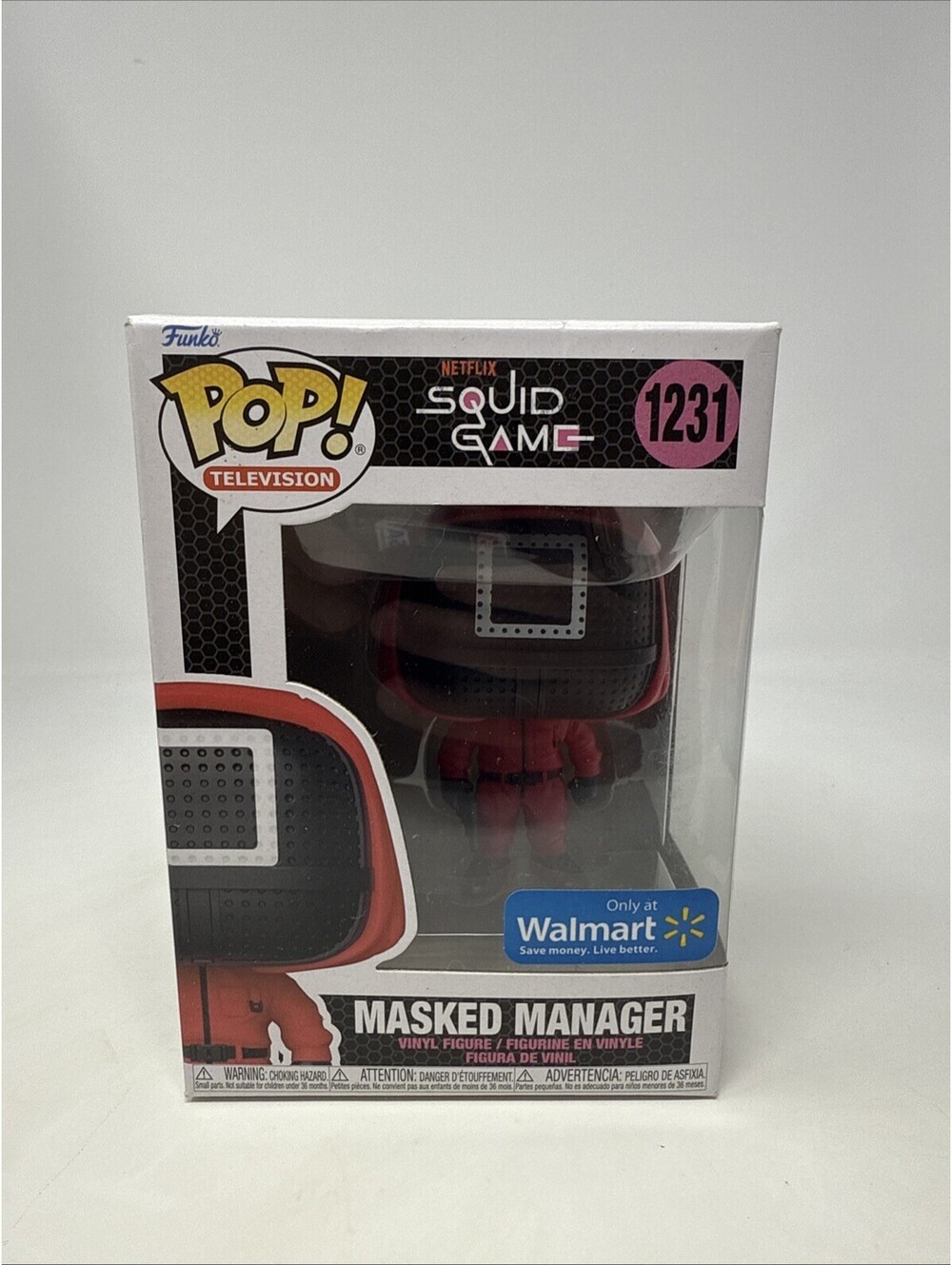 Funko Pop! Squid Game - Masked Manager #1231 Walmart Exclusive